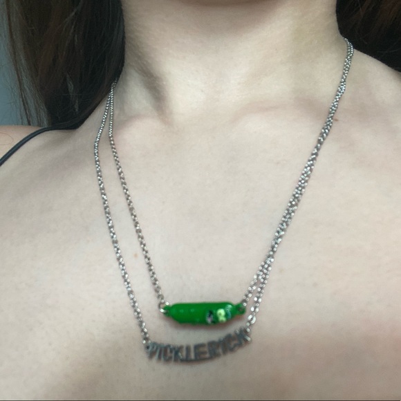 Jewelry | Pickle Rick Necklace | Poshmark